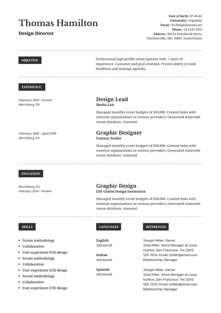 Online CV Templates and Samples | CV Whizz