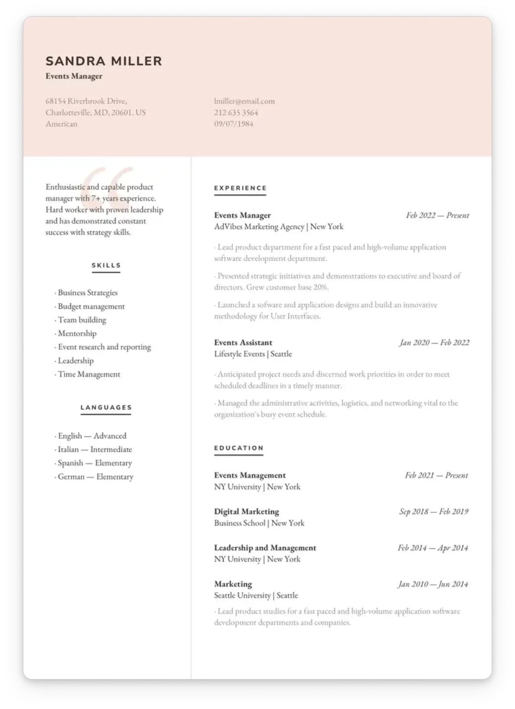 Online CV Templates and Samples | CV Whizz